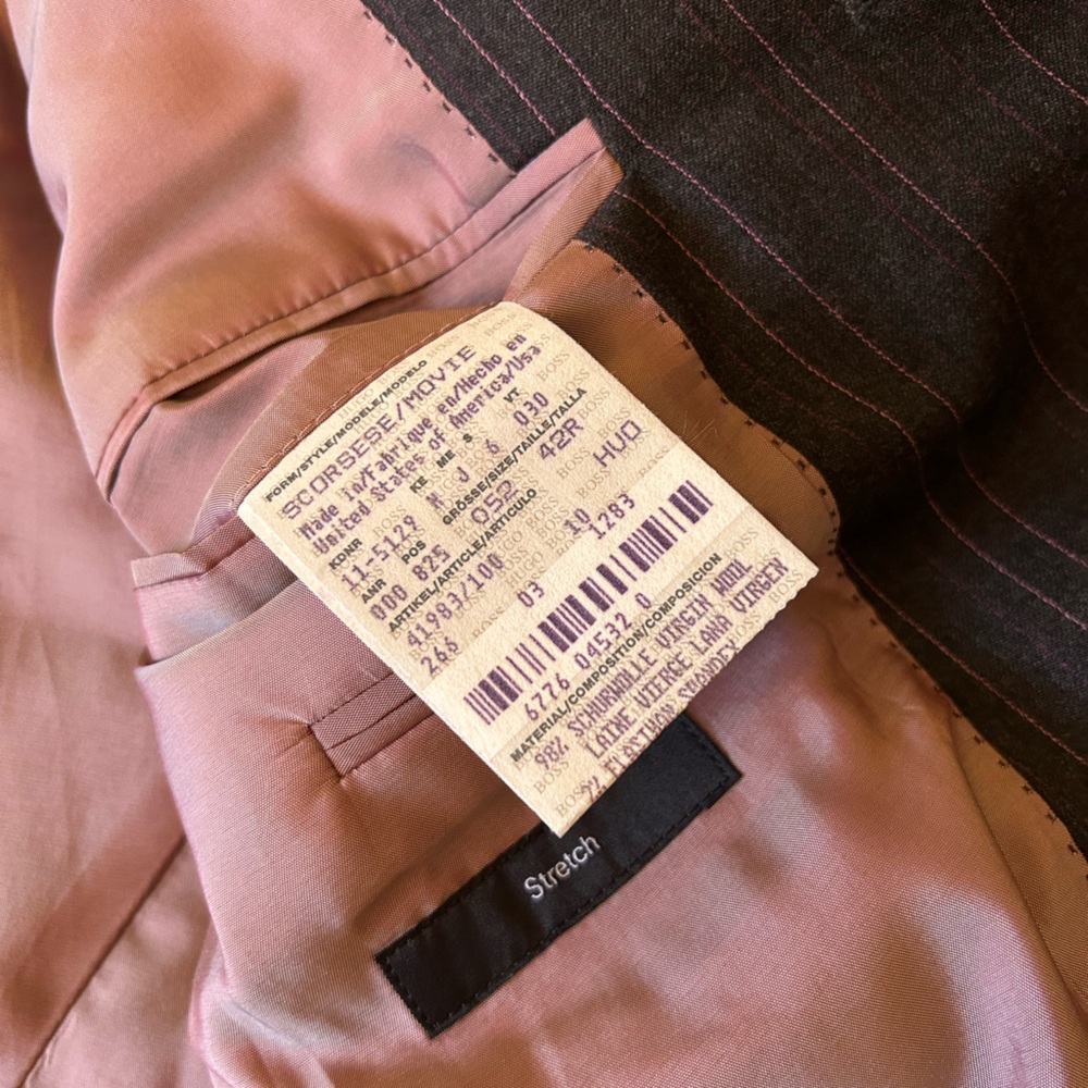 Hugo Boss Black and Pink Suit - Picture 8 of 11